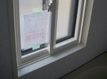 浴室の既存窓の内側にもう一枚サッシを追加した内窓設置例